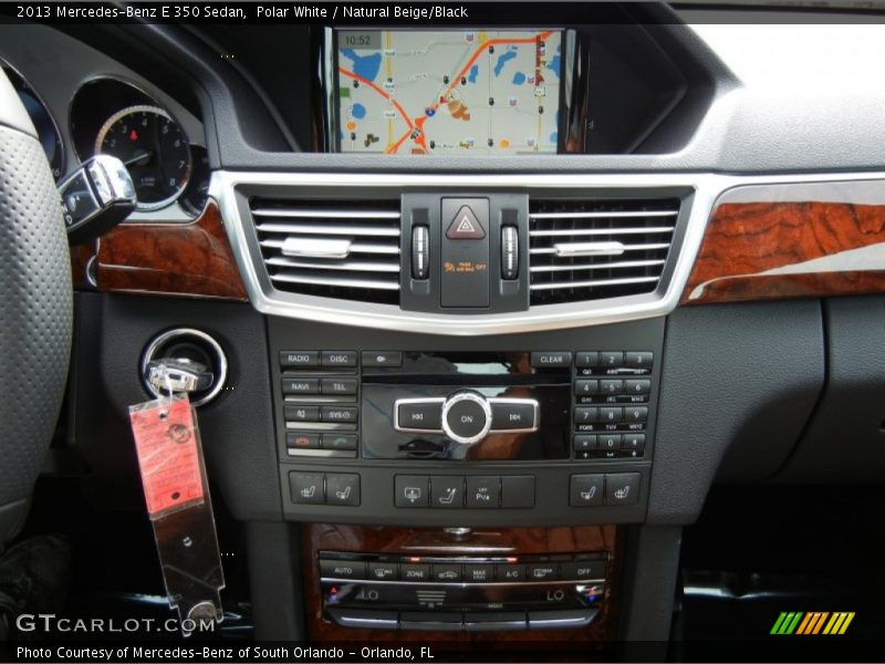 Controls of 2013 E 350 Sedan