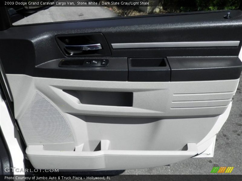 Stone White / Dark Slate Gray/Light Shale 2009 Dodge Grand Caravan Cargo Van