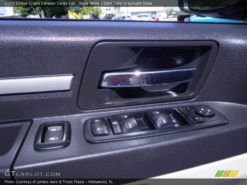 Stone White / Dark Slate Gray/Light Shale 2009 Dodge Grand Caravan Cargo Van