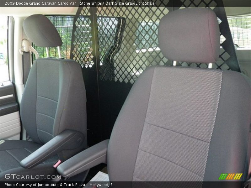 Stone White / Dark Slate Gray/Light Shale 2009 Dodge Grand Caravan Cargo Van