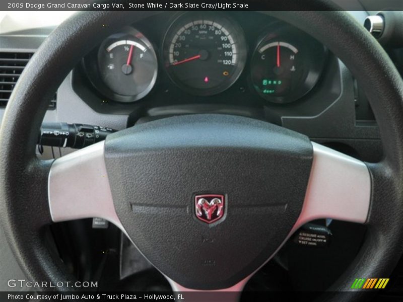 Stone White / Dark Slate Gray/Light Shale 2009 Dodge Grand Caravan Cargo Van