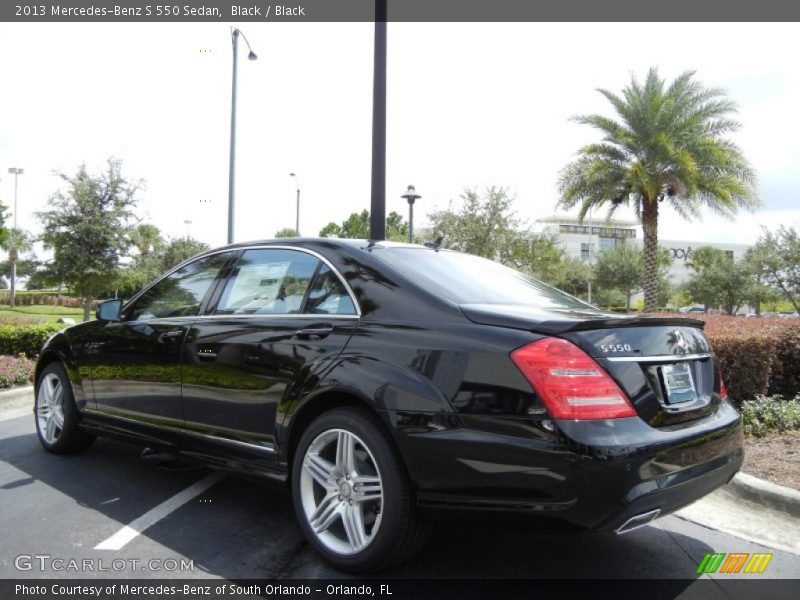 Black / Black 2013 Mercedes-Benz S 550 Sedan