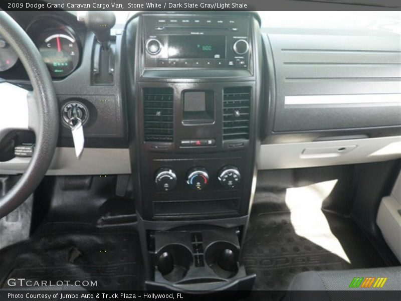 Stone White / Dark Slate Gray/Light Shale 2009 Dodge Grand Caravan Cargo Van