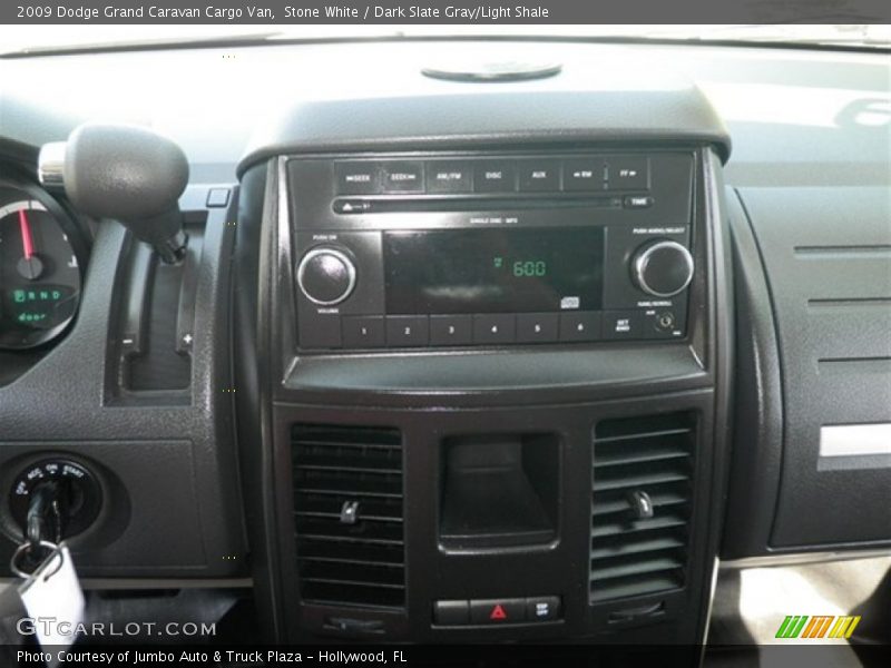 Stone White / Dark Slate Gray/Light Shale 2009 Dodge Grand Caravan Cargo Van