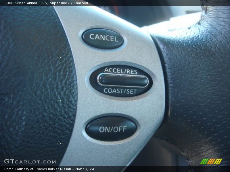 Super Black / Charcoal 2008 Nissan Altima 2.5 S