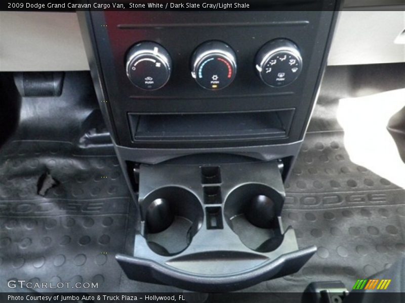 Stone White / Dark Slate Gray/Light Shale 2009 Dodge Grand Caravan Cargo Van