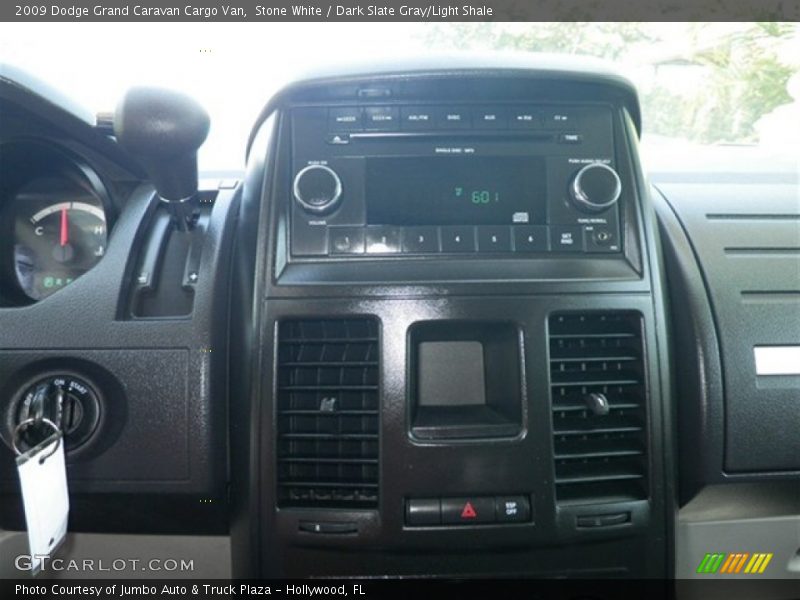 Stone White / Dark Slate Gray/Light Shale 2009 Dodge Grand Caravan Cargo Van