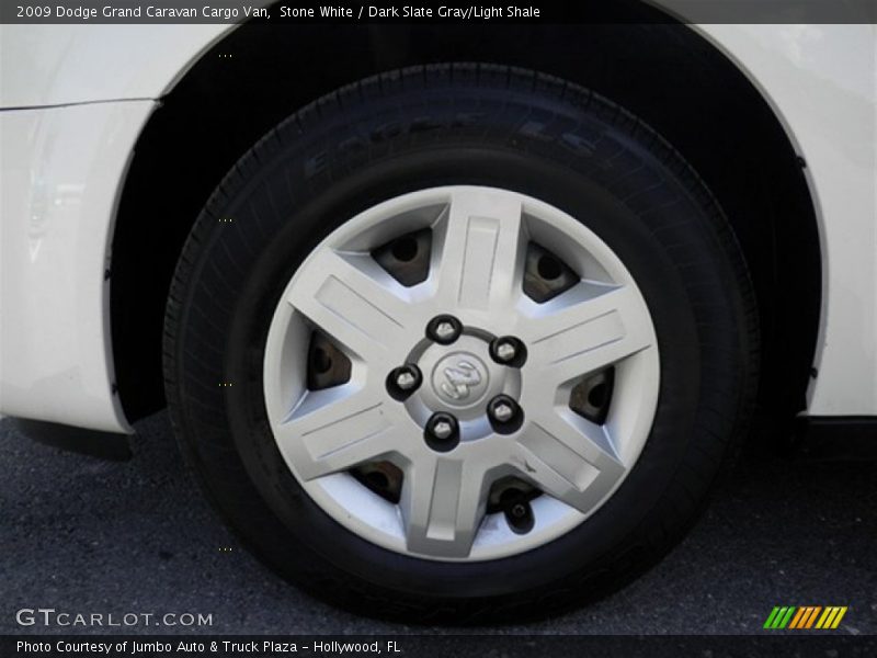 Stone White / Dark Slate Gray/Light Shale 2009 Dodge Grand Caravan Cargo Van