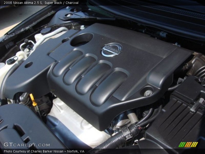 Super Black / Charcoal 2008 Nissan Altima 2.5 S