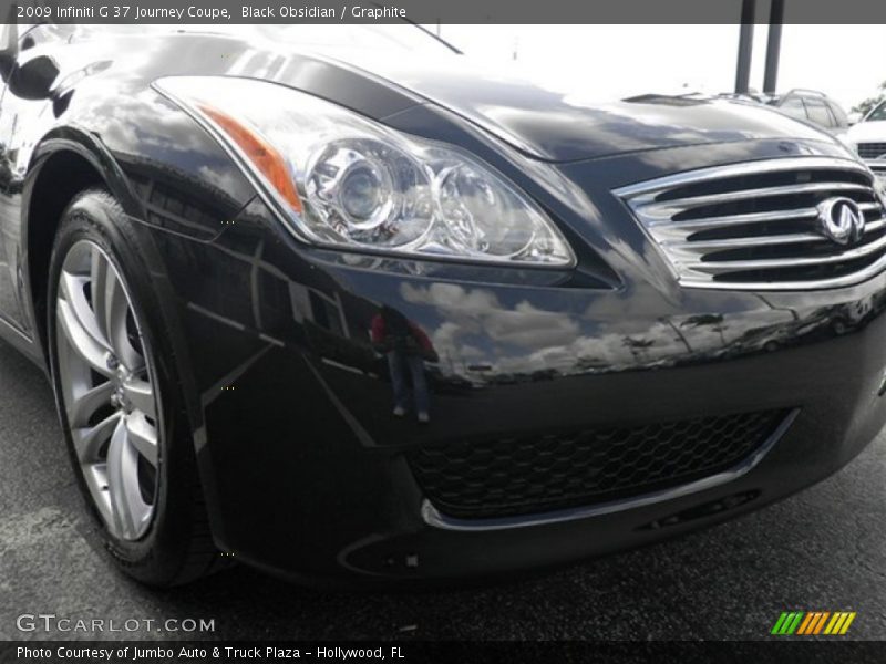 Black Obsidian / Graphite 2009 Infiniti G 37 Journey Coupe