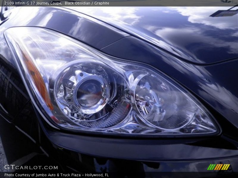 Black Obsidian / Graphite 2009 Infiniti G 37 Journey Coupe