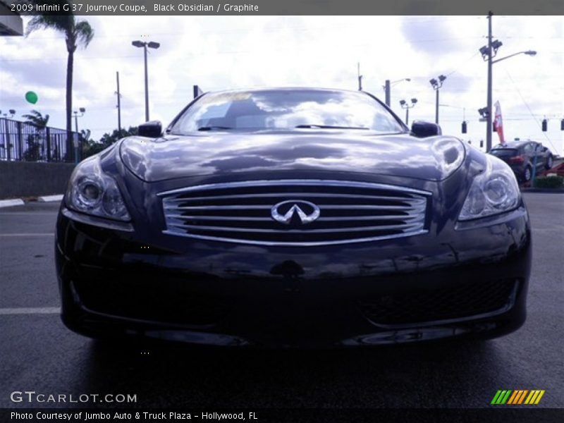 Black Obsidian / Graphite 2009 Infiniti G 37 Journey Coupe