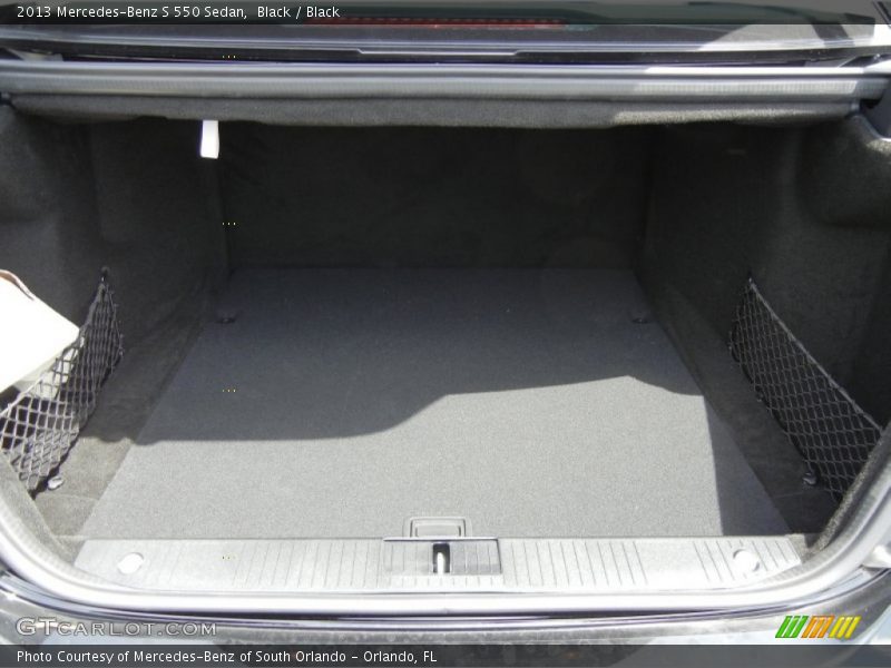 Black / Black 2013 Mercedes-Benz S 550 Sedan
