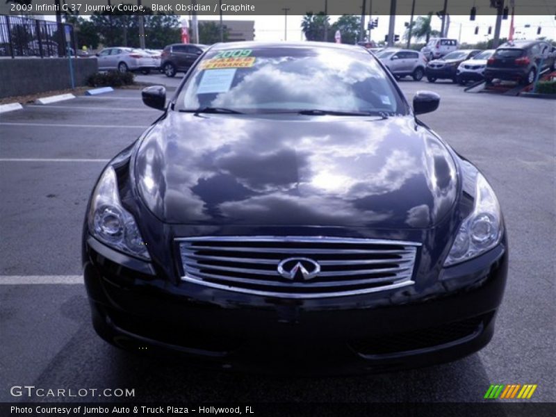 Black Obsidian / Graphite 2009 Infiniti G 37 Journey Coupe