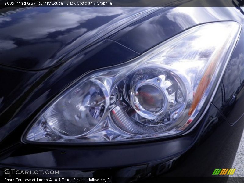 Black Obsidian / Graphite 2009 Infiniti G 37 Journey Coupe