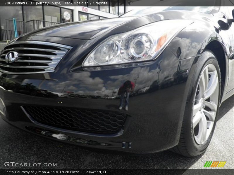 Black Obsidian / Graphite 2009 Infiniti G 37 Journey Coupe