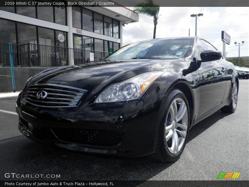 Black Obsidian / Graphite 2009 Infiniti G 37 Journey Coupe