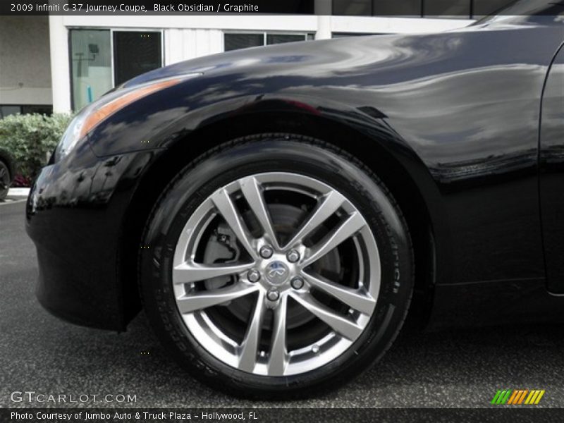 Black Obsidian / Graphite 2009 Infiniti G 37 Journey Coupe