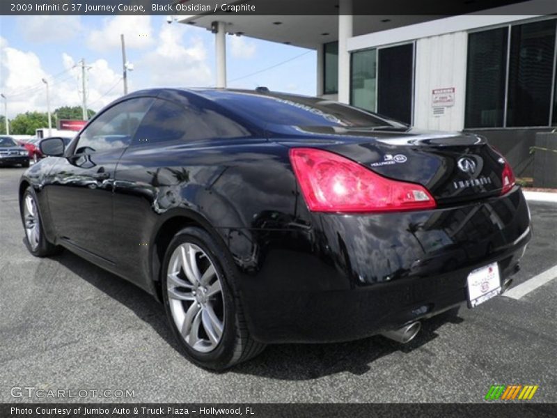 Black Obsidian / Graphite 2009 Infiniti G 37 Journey Coupe