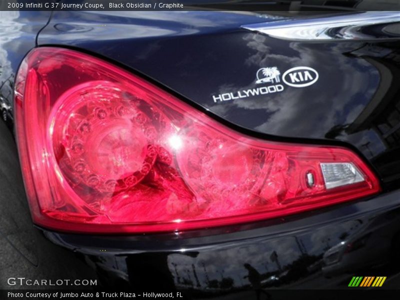 Black Obsidian / Graphite 2009 Infiniti G 37 Journey Coupe
