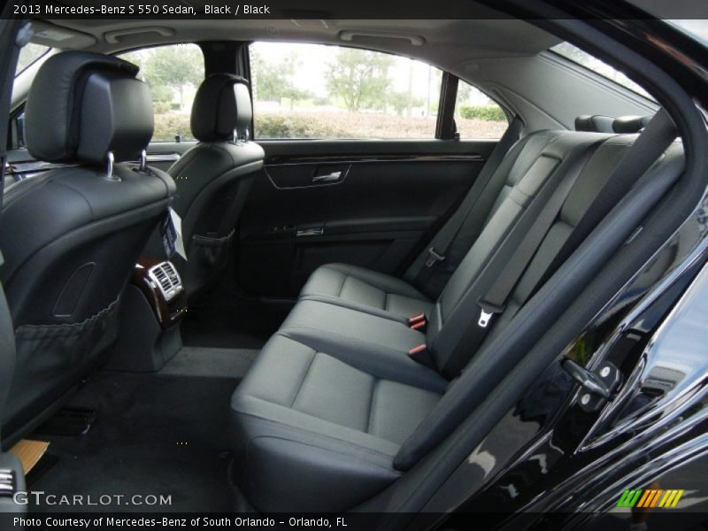 Black / Black 2013 Mercedes-Benz S 550 Sedan