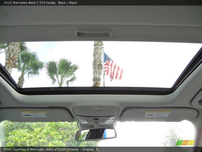 Black / Black 2013 Mercedes-Benz S 550 Sedan