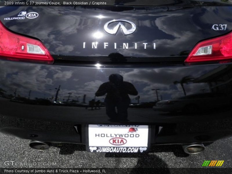 Black Obsidian / Graphite 2009 Infiniti G 37 Journey Coupe