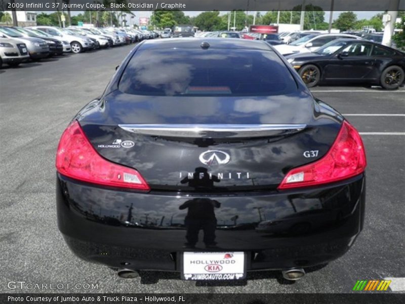 Black Obsidian / Graphite 2009 Infiniti G 37 Journey Coupe