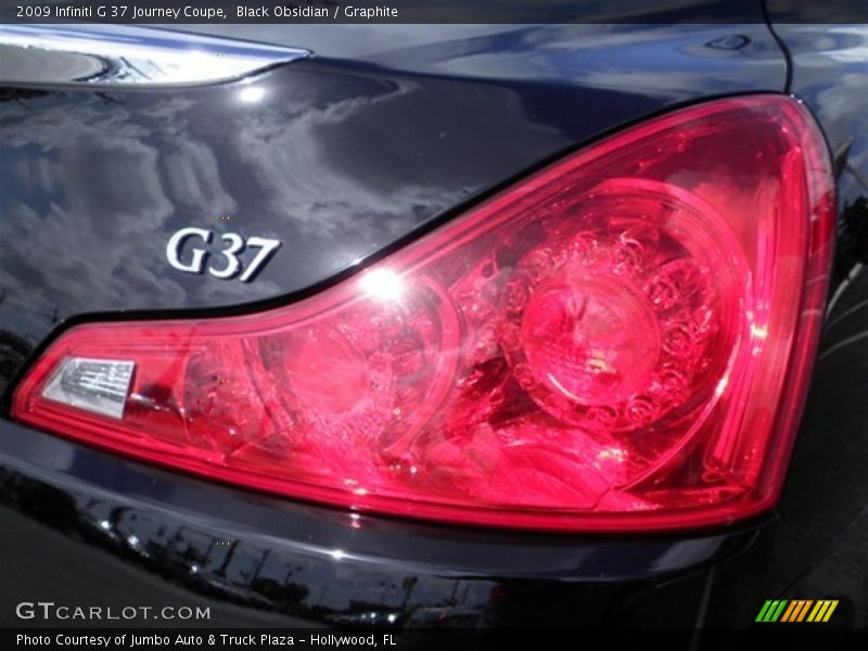 Black Obsidian / Graphite 2009 Infiniti G 37 Journey Coupe