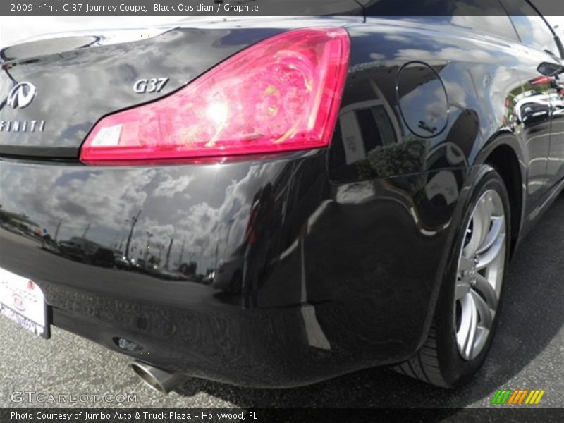 Black Obsidian / Graphite 2009 Infiniti G 37 Journey Coupe