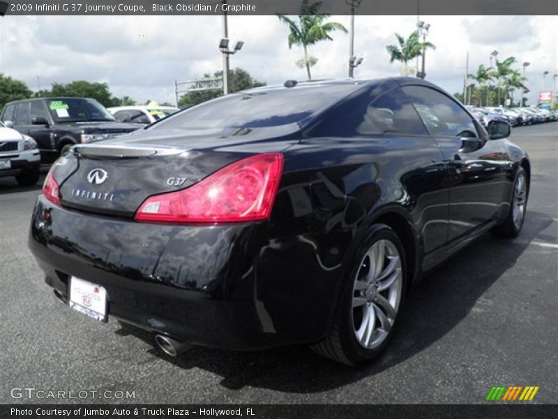 Black Obsidian / Graphite 2009 Infiniti G 37 Journey Coupe