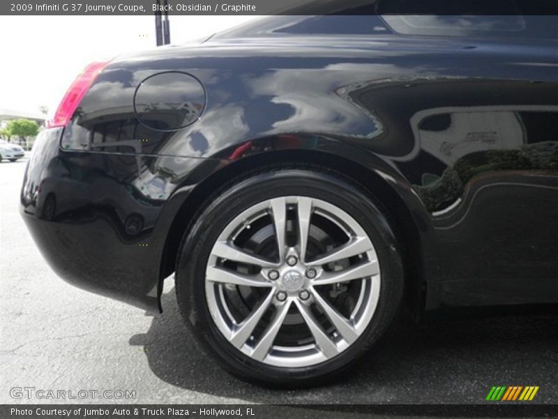 Black Obsidian / Graphite 2009 Infiniti G 37 Journey Coupe