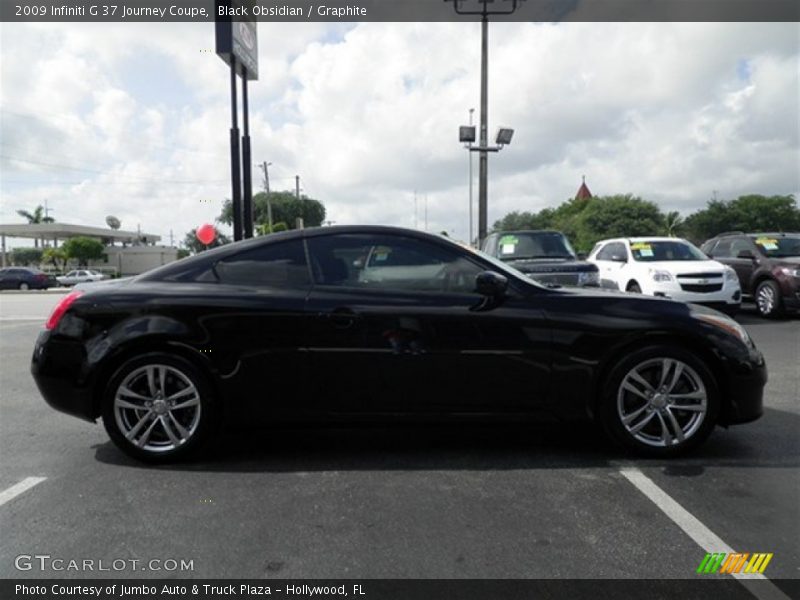 Black Obsidian / Graphite 2009 Infiniti G 37 Journey Coupe