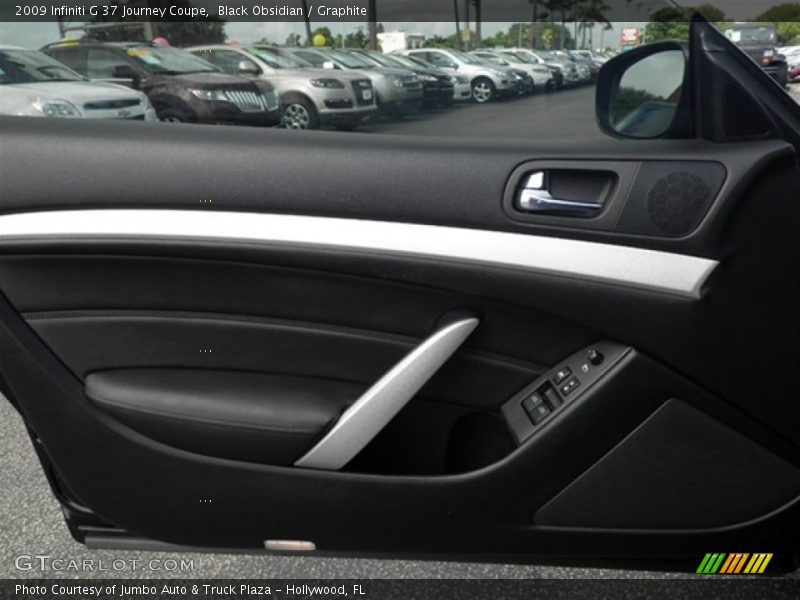Black Obsidian / Graphite 2009 Infiniti G 37 Journey Coupe