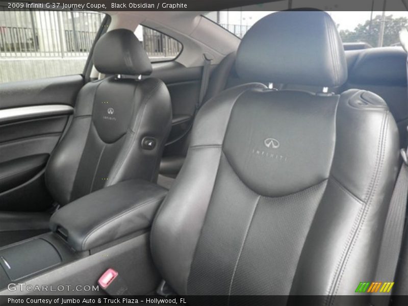 Black Obsidian / Graphite 2009 Infiniti G 37 Journey Coupe