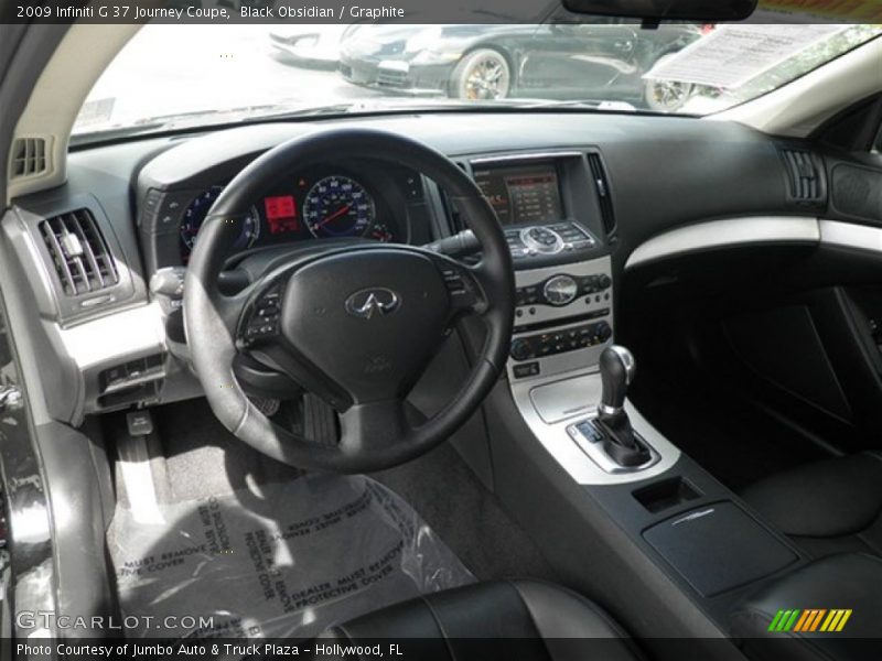 Black Obsidian / Graphite 2009 Infiniti G 37 Journey Coupe