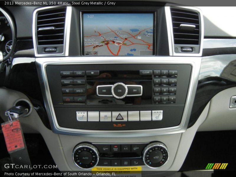 Steel Grey Metallic / Grey 2013 Mercedes-Benz ML 350 4Matic