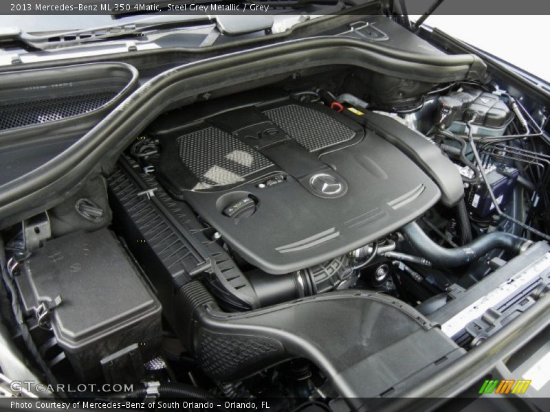 Steel Grey Metallic / Grey 2013 Mercedes-Benz ML 350 4Matic