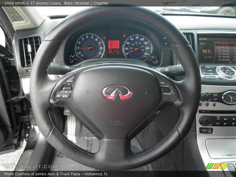 Black Obsidian / Graphite 2009 Infiniti G 37 Journey Coupe