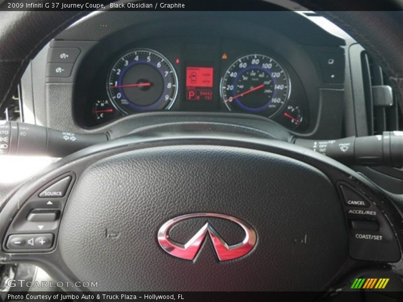 Black Obsidian / Graphite 2009 Infiniti G 37 Journey Coupe