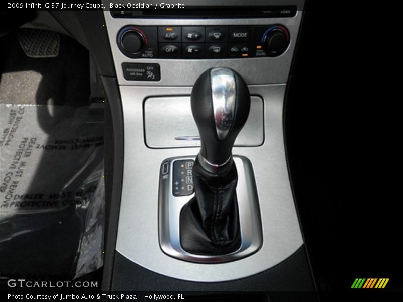 Black Obsidian / Graphite 2009 Infiniti G 37 Journey Coupe