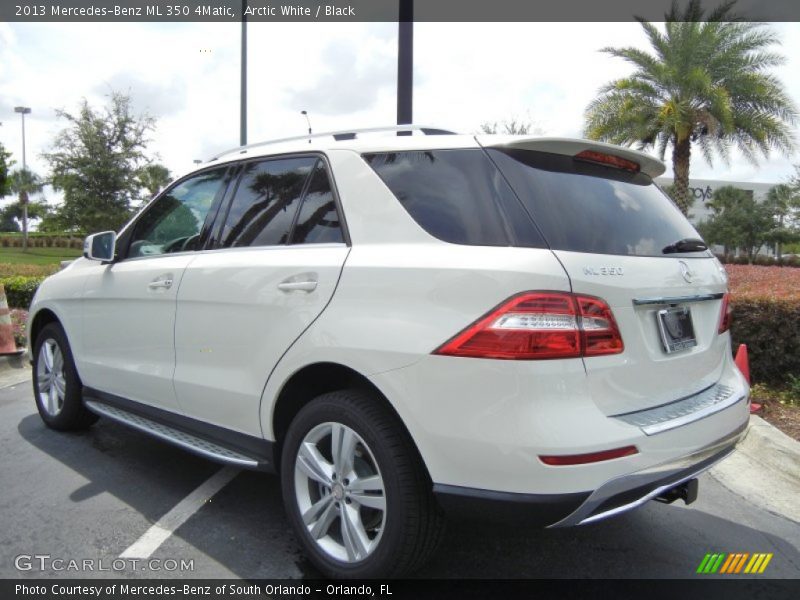 Arctic White / Black 2013 Mercedes-Benz ML 350 4Matic