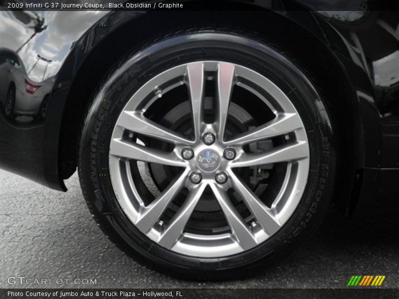 Black Obsidian / Graphite 2009 Infiniti G 37 Journey Coupe