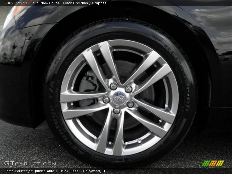 Black Obsidian / Graphite 2009 Infiniti G 37 Journey Coupe