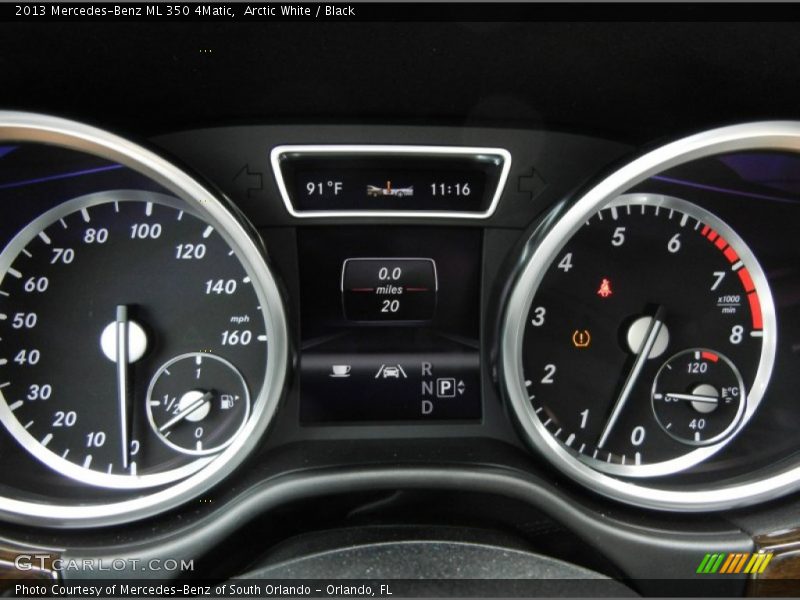  2013 ML 350 4Matic 350 4Matic Gauges