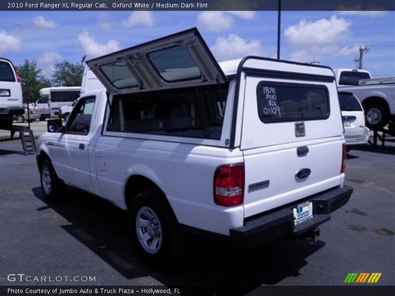 Oxford White / Medium Dark Flint 2010 Ford Ranger XL Regular Cab