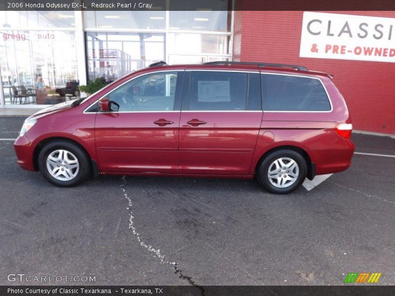 Redrock Pearl / Gray 2006 Honda Odyssey EX-L