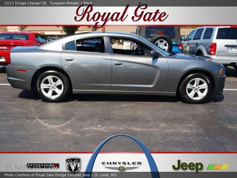 Tungsten Metallic / Black 2011 Dodge Charger SE