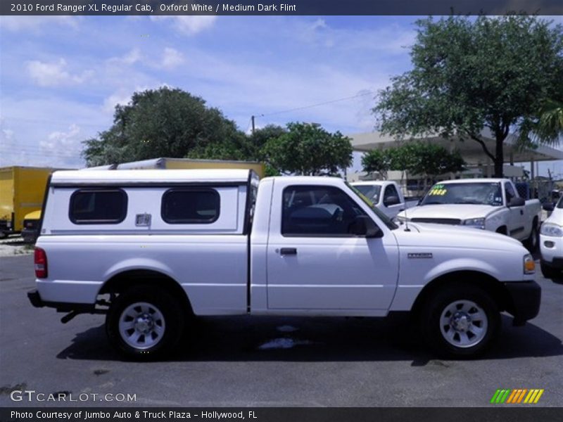 Oxford White / Medium Dark Flint 2010 Ford Ranger XL Regular Cab