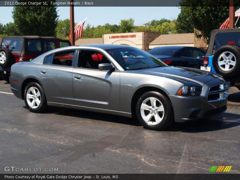 Tungsten Metallic / Black 2011 Dodge Charger SE